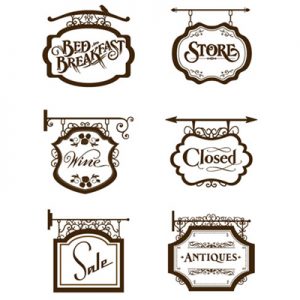 sign ideas and choices for hanging signs