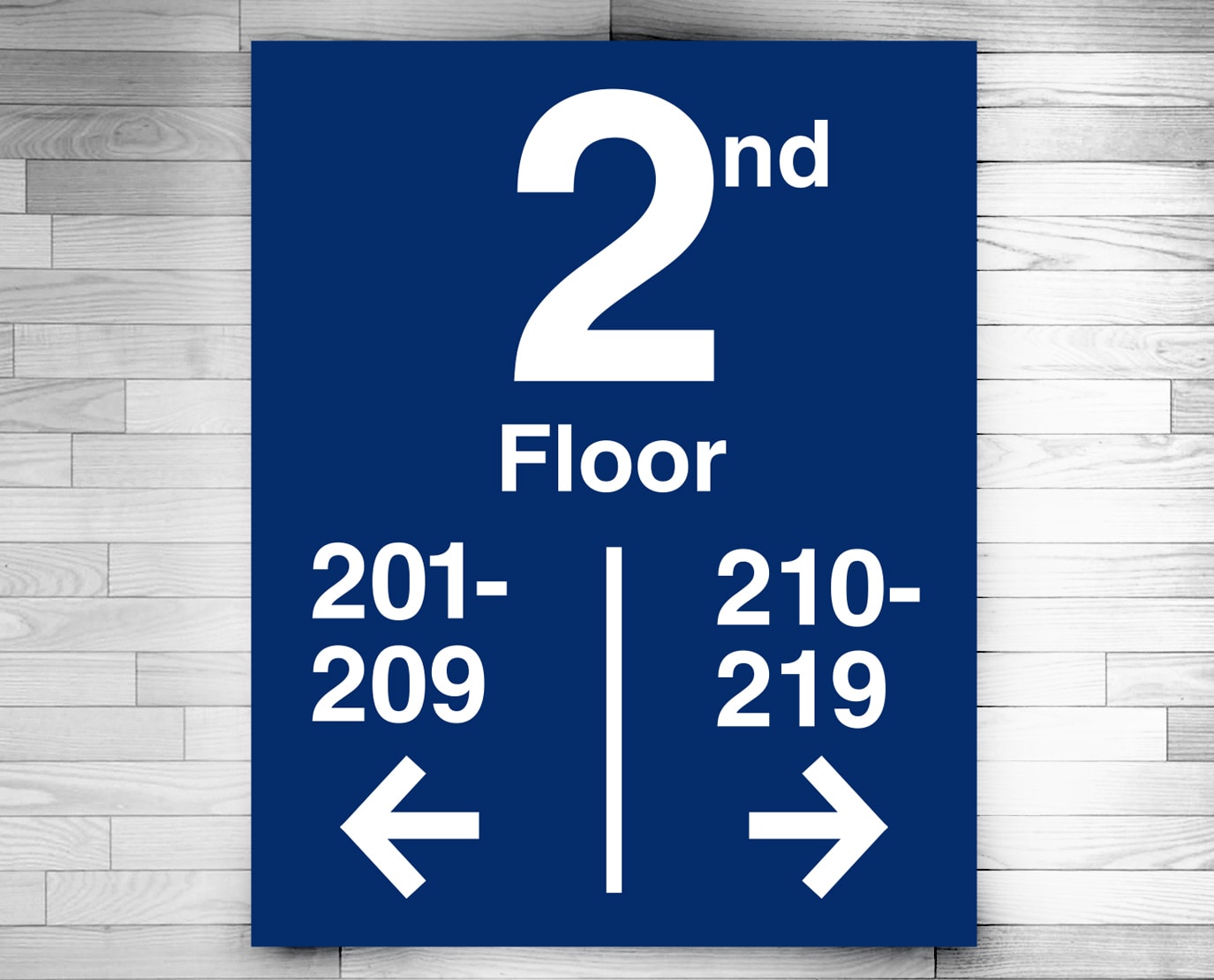 floor number signs