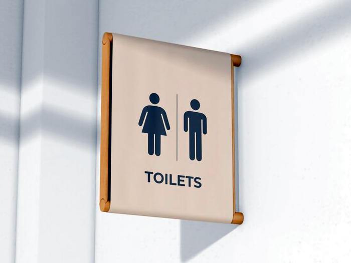 ADA Sign Toilet