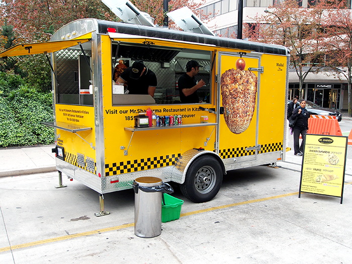 custom food cart wrap