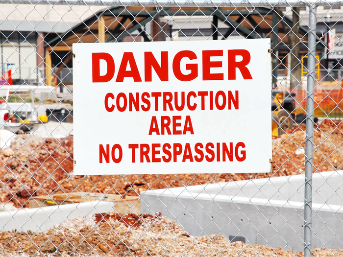 Danger Construction Area