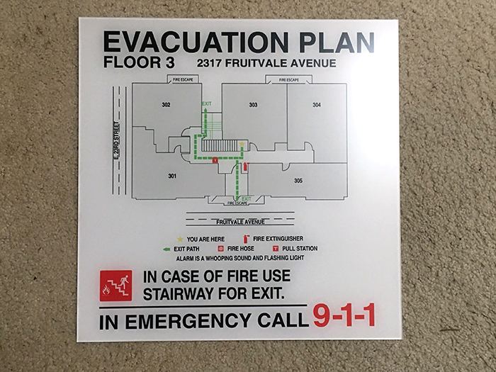 egress map