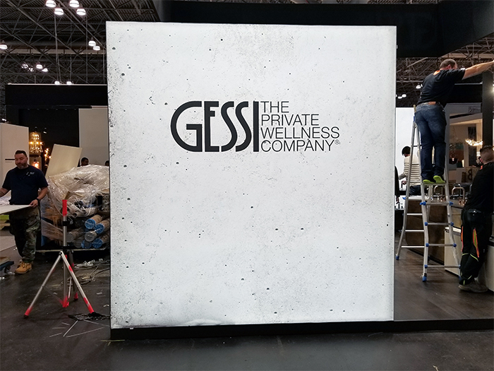 fabric light box gessi