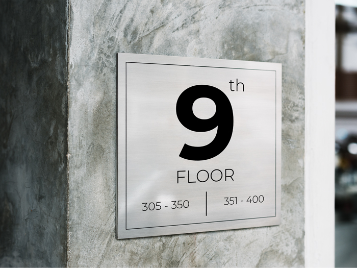 Floor Number Signs
