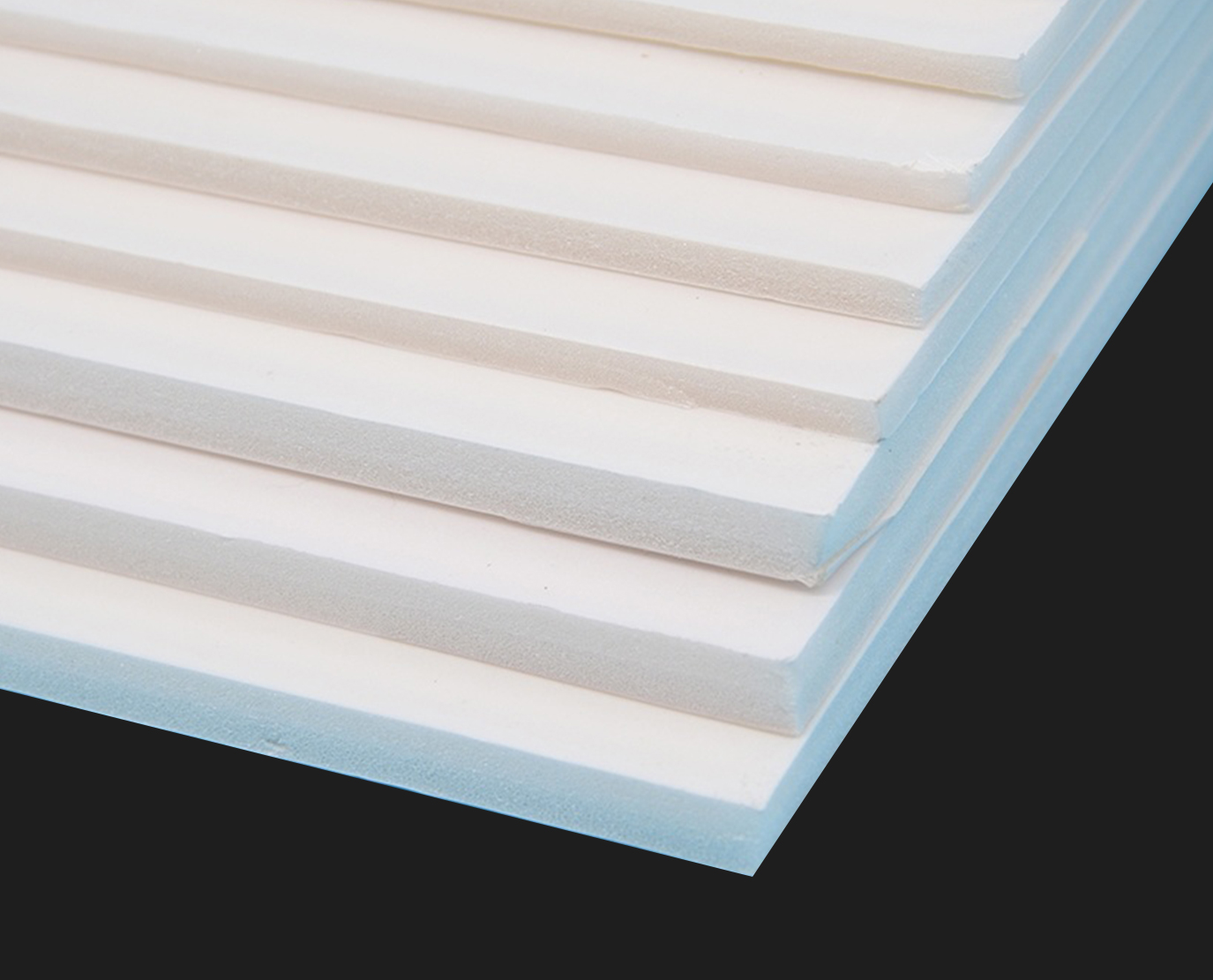 Polystyrene foam sheets