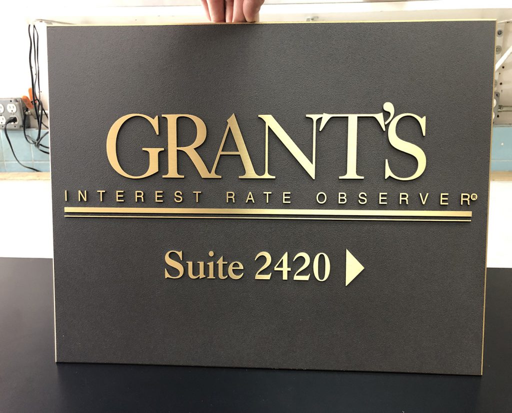 golden letters metal plaque Golden Letters Metal Plaque