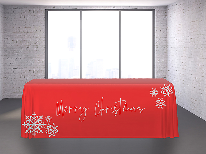 table throws christmas