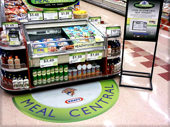 floor graphics for supermarket